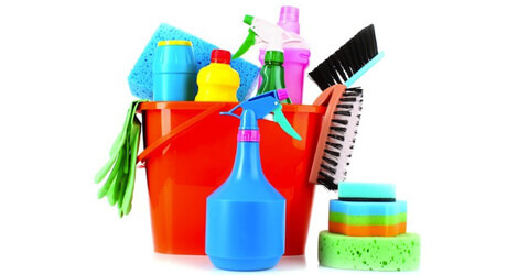 Household cleaning supplies